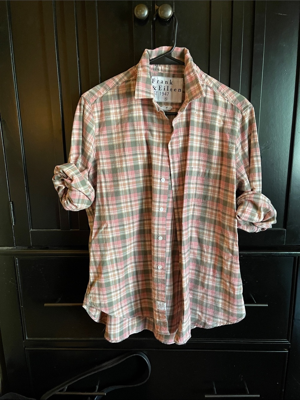 Frank and Eileen thin cotton flannel button down shirt size small - Picture 11 of 11